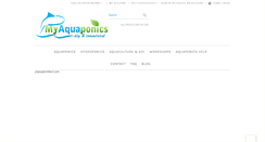 Desktop Screenshot of myaquaponics.co.za